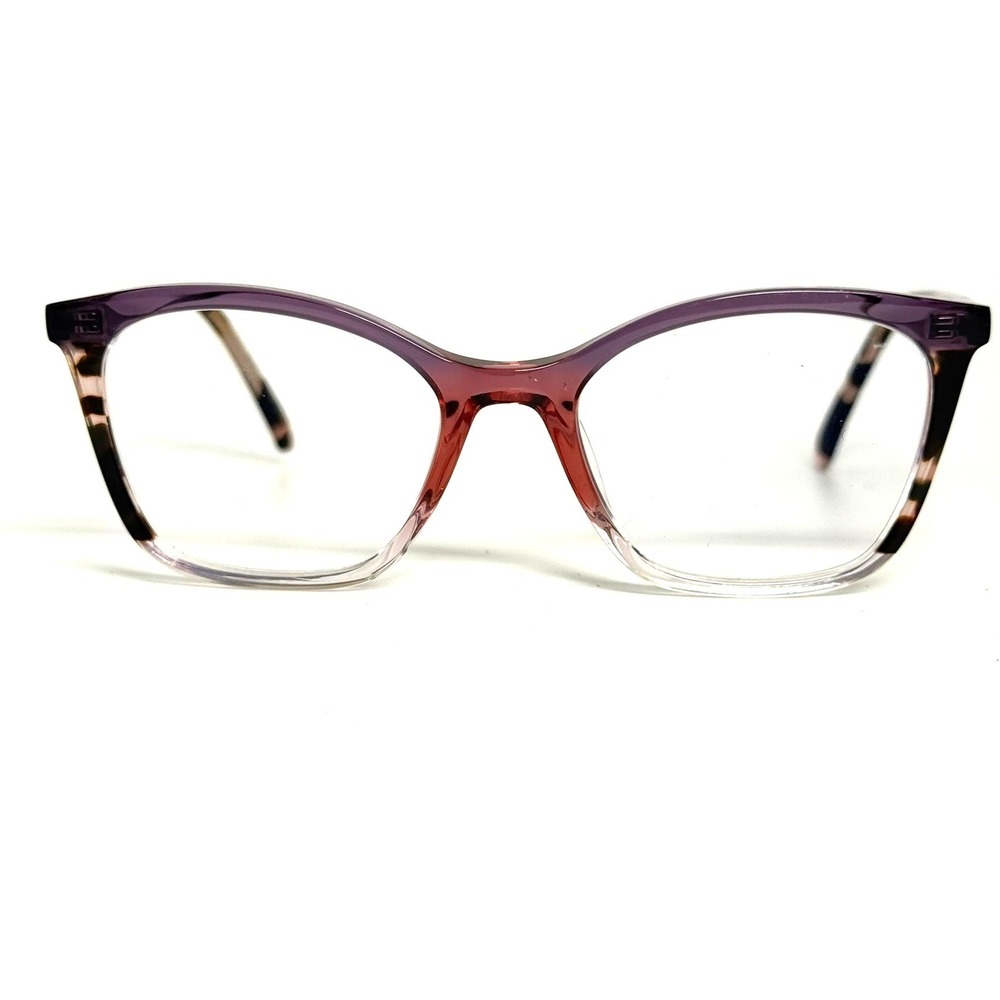 Nifties NI9514 Eyeglasses Purple Clear Tortoise Cat Eye Frame 50-17-140 col 3745
